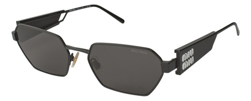 Miu Miu Mu 53ws 1ab-5s0 Square Shape Black White (Usado)