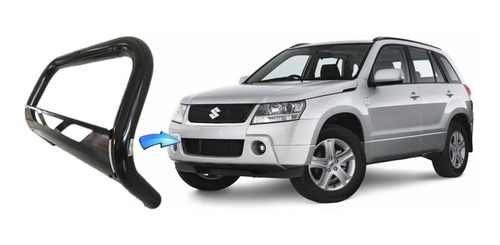 Parachoque De Impulsão Chapa Preto Grand Vitara 2009 2015