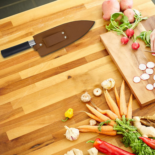 Funda De Piel De Vacuno Para Cuchillo De Chef 20 Cm