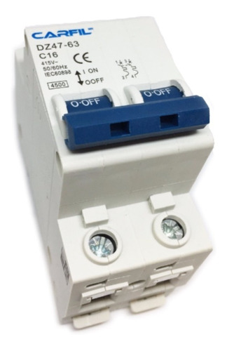 Imagen 1 de 5 de Termica Para Tablero Electrico (todos Los Amperajes) - Ute
