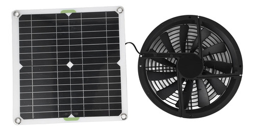 Kit Ventilador Panel Solar Escape 100 W Impermeable Ip65 Que