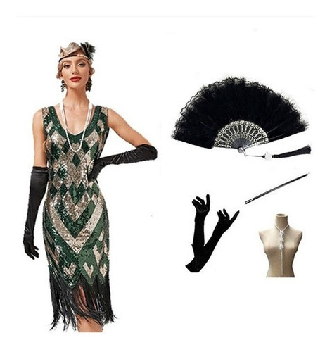 Vestido Vintage De Los Años 20 Vestido De Fiesta Gatsby