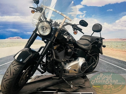 Harley Davidson-flstf Fat Boy-preta -2008 -65.000 Km