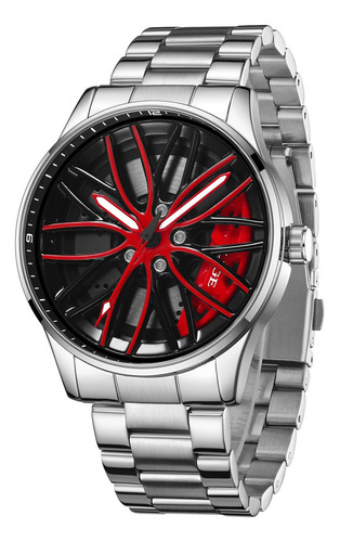 Reloj De Caballero Sport Luminous Cuarzo Giratorio Relojes