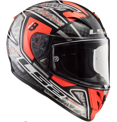 Capacete Ls2 Ff323 Arrow R Hector Barbera Cnz/verm S2r