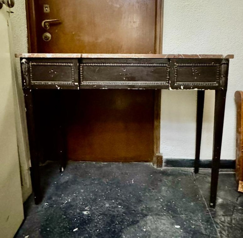 Mesa Arrime Con Cajones, De Estilo, Ideal Recibidor Marrón Oscuro (Usado)