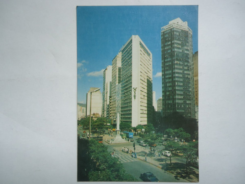 Cartão Postal Belo Horizonte, Mg - Praça 7 - Av. Afonso Pena