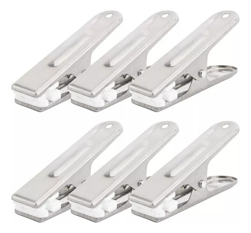 20 Pinzas Para Ropa De Acero Inoxidable