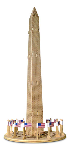 Puzzled Rompecabezas 3d De Washington Monument Wood Craft