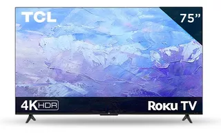 Pantalla Tcl 75'' 4k Uhd Hdr10 Roku Tv Dolby Digital 75S453