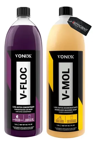 Kit Shampoo Concentrado Automotivo 15l Desincrustante Vonixx