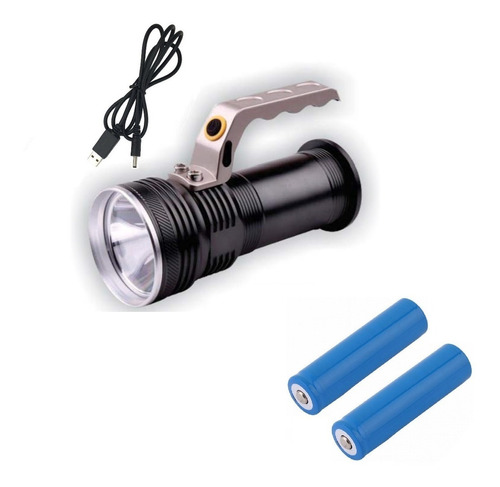 Linterna Busca Huellas Led 3w Recargable 3 Posiciones Gml150