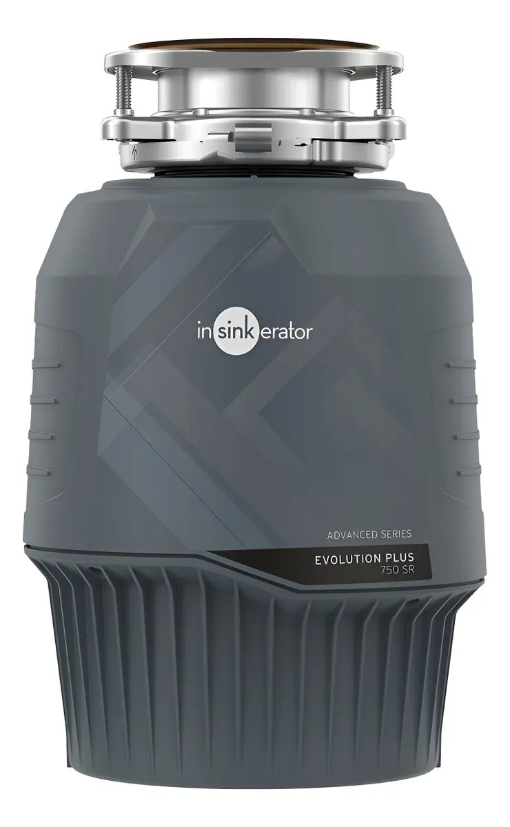 Triturador Alimentos Insinkerator Evolution Evo Plus 750 SR 110v Ecológico Preto e Cinza