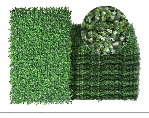 Muro Verde Follaje Artificial Jardin Vertical Sintetico 30pz