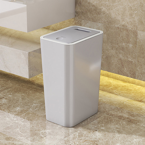 Cubo De Basura Para Baño, Bote De Basura Con Prensa De Tapa