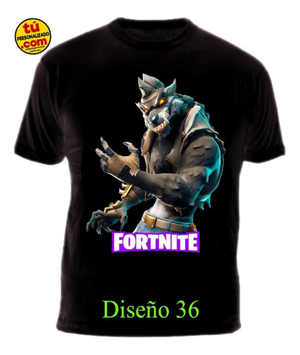 Camiseta Fortnite Gamer Video Juego Heroe Algodon Garantizad