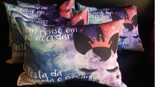 Kit 30 Almofadas 20x30 Personalizada Tema Unicórnio