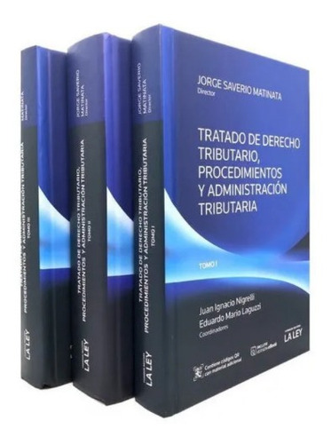 Matinata Tratado De Derecho Tributario 3 Tomos Novedad 2021