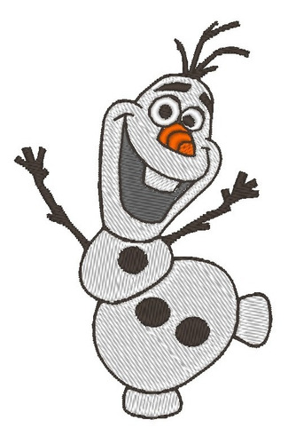 Olaf- Frozen - 3 Matrizes - Bordado - Desenho Animado