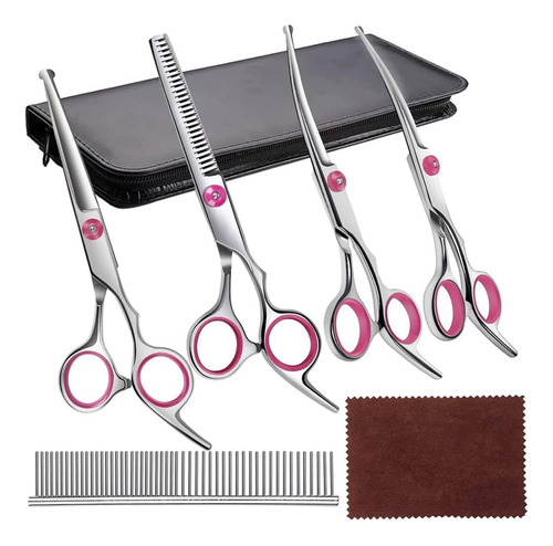 Tijeras Para Perros Profesional 7pack, Tijeras De Aseo Para