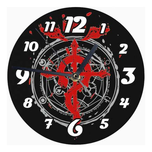 Reloj De Madera Brillante Diseño  Anime B152