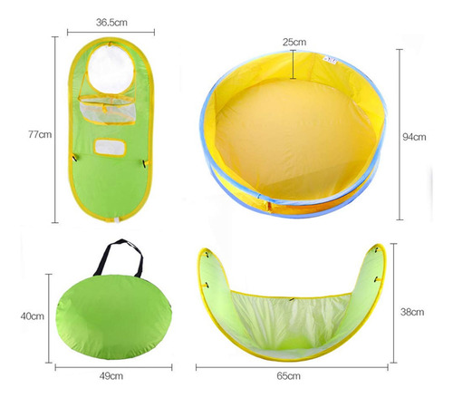 Tienda De Campaña Para Niños Con Aro De Baloncesto Y Bolsa