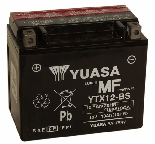Bateria Yuasa Ytx12 Bs Gel  Suzuki V Strom 650 Plan Fas Moto