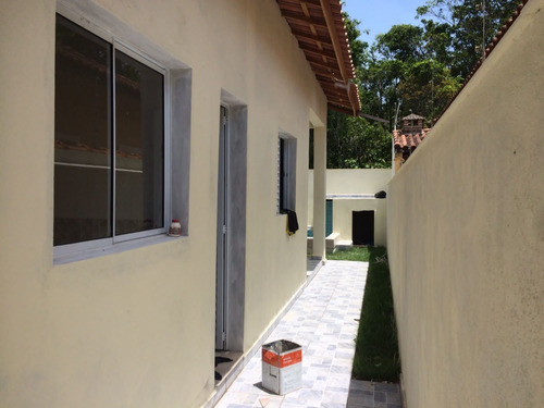 Imagem 3 de 11 de Casa Com Piscina Com Cascata, Churrasqueira, No Bairro Suarão, Em Itanhaém, À 1,1 Km Do Mar, Aceita Financiamento Bancário