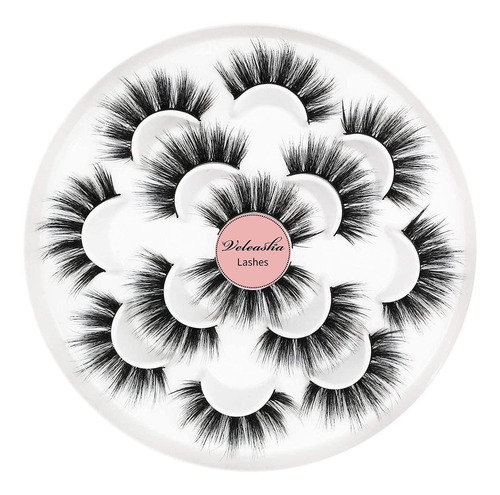 Veleasha Eyelashes 7 Styles Faux Mink Lashes