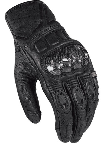 Guantes Moto Cortos Ls2 Spark Negro