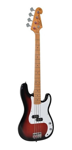 Bajo Eléctrico Sx Precision Bass Spb57 C/ Funda Sunburst