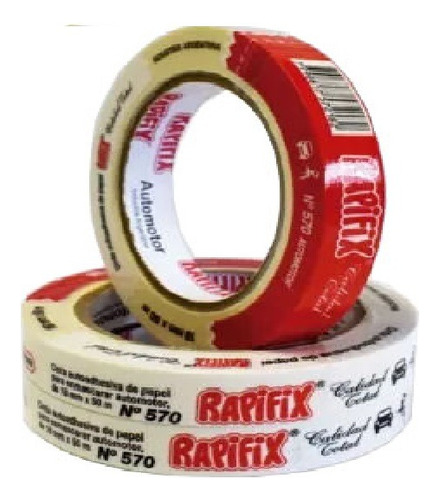 Cinta Papel Enmascarar Empapelar Rapifix 18mm X 50m Caja 48u