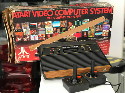 Console Atari 2600 Wood Madeira Original