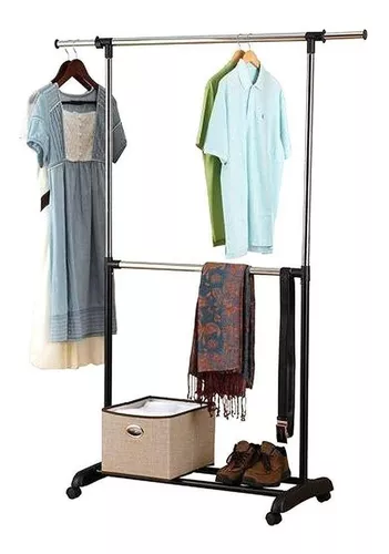 Closet Organizador Ruedas 2 Mainstays Ajustable | Envío