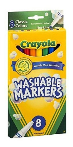 Marcador De Borrado - Crayola Ultra-clean Washable Markers, 