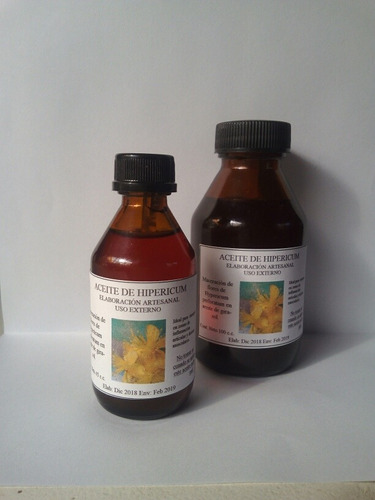 Aceite De Hipericon-hipericum Perforatum-uso Externo-45 Cc.