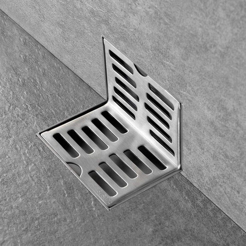 Drenaje De Piso De Esquina En Forma De L Acero Inoxidable Re