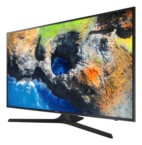Smart TV de 75" Samsung Series 6 UN75MU6100 com tela LED 4K