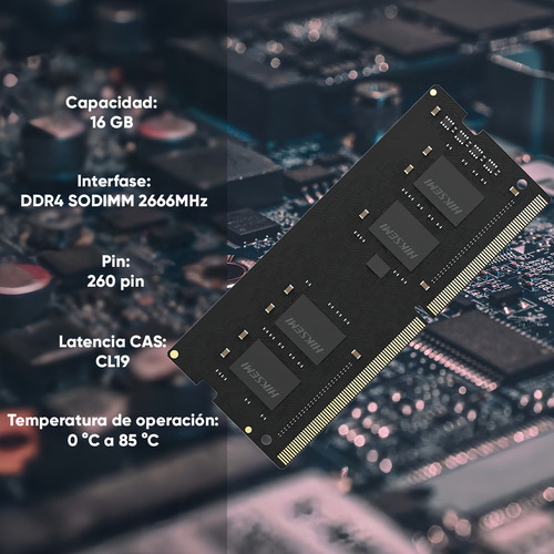 Hiksemi by Hikvision Modulo De Memoria Ram 16 Gb 2666 Mhz Para Laptop O Nas Sodimm