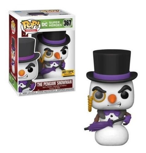 Funko Pop Dc :comics Batman Pingüino Snowman (367) Exclusivo