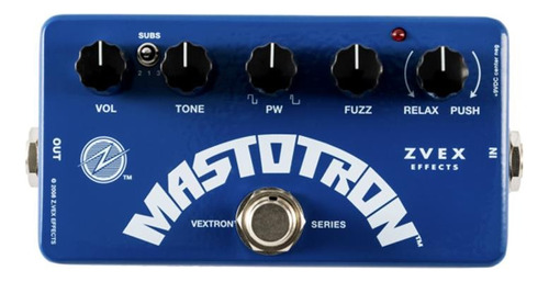 Zvex Mastotron - Pedal Fuzz P/guitarra Insp. En Fuzz Factory