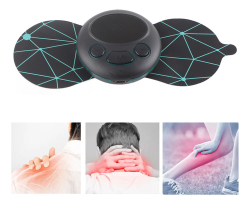 Masajeador Eléctrico Parche Body Cuello Ems Box Recargable