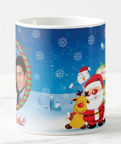 Tazas Personalizadas Con Foto Navidad X Mayor