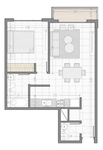 Departamento En Alquiler En San Miguel
