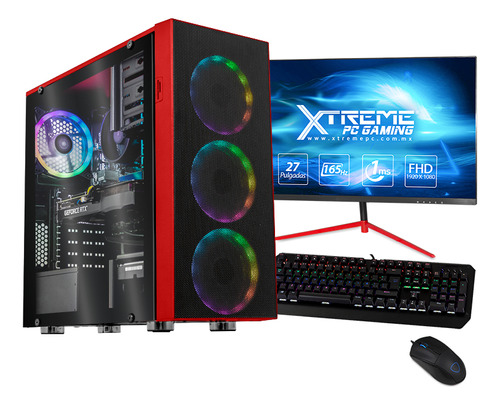 Xtreme Pc Geforce Rtx 3060 Ryzen 5 16gb 2.5tb Monitor 27
