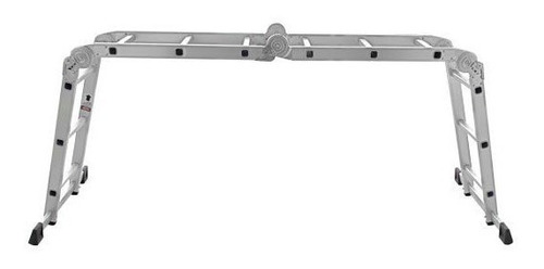 Imagen 4 de 10 de Escalera Multifuncion Aluminio 4x4 Articulada 16 Esca Cuotas