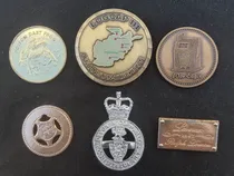 Comprar 6 Monedas Fichas Antiguas Emblemas Escudos De Colección