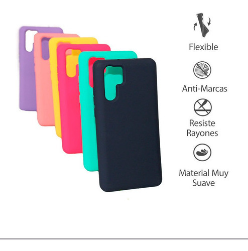 Funda Silicón Compatible Con Motorola Nombre Del Diseño E6s Color Menta