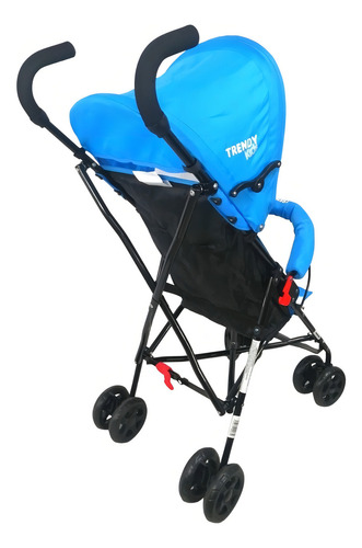 Trendy Kids Carriola De Baston Zoo Color Azul