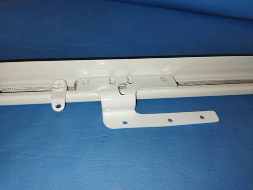 Riel Cortinero De Color Blanco De 1.00 Mt De Longitud.